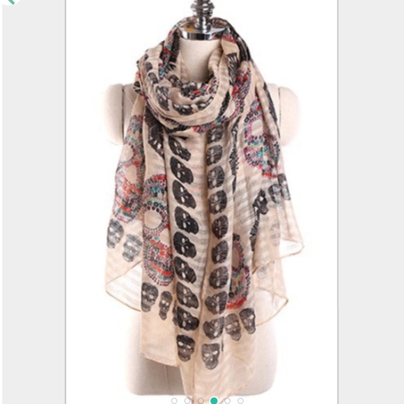 Accessories - **1 LEFT** Phenomenal Skull Design Scarf